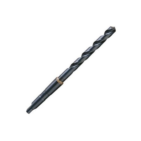 Champion Cutting Tool 9/16in - 702 Taper Shank Drill, No 2 Morse Taper Shank, 118 degrees Drill Point, Surface Treated HSS CHA 702-9/16